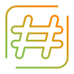 Hashtag Vector Icon
