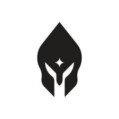 spartan logo design spartan simple creative logo vecktor spartan black logo