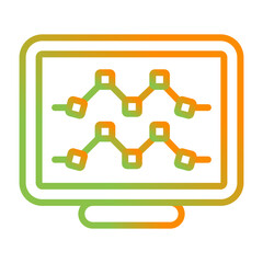 Desktop Computer Vector Icon