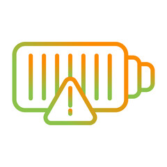 Low Battery Vector Icon