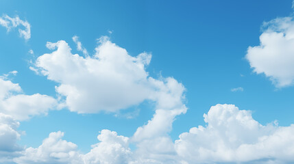 blue sky with clouds