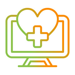 Obraz premium Computer Vector Icon