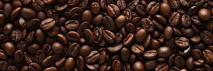 Obraz premium Coffee beans background