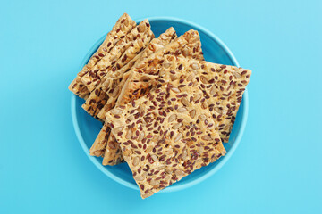 Cookies with sesame, sunflower, flax seeds
