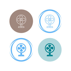 Electric Fan Vector Icon