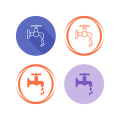 Water Tap Vector Icon