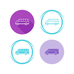 Delivery Bus Vector Icon