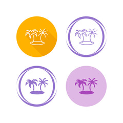 Island Vector Icon