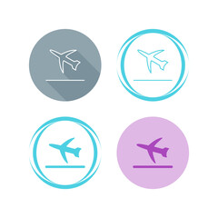 Flight Takeoff Vector Icon