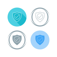 Verified Protection Vector Icon