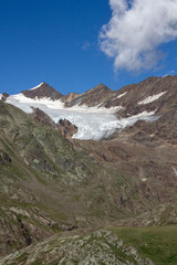 mountain landscape on Gavia Pass