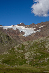 mountain landscape on Gavia Pass