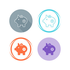 Piggy Bank Vector Icon