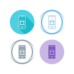 Mobile Banking Vector Icon