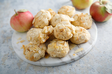 Traditional homemade apple cookies