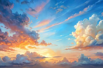 clouds in the sky