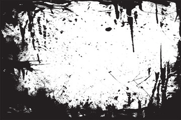 Obraz premium Vintage Black and White Grunge Texture: Abstract Scratch, Dust, and Smudges on Old Background