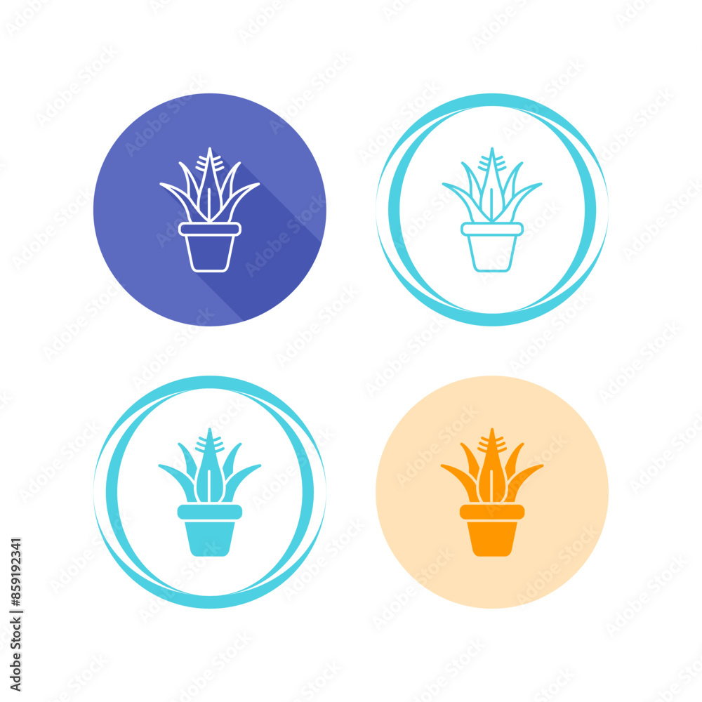 Poster Agave Vector Icon