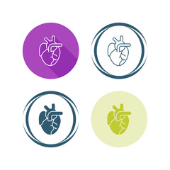 Medical Heart Vector Icon