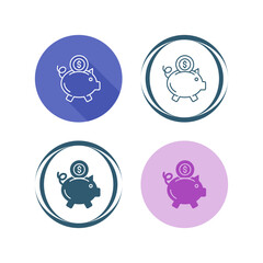 Piggy Bank Vector Icon