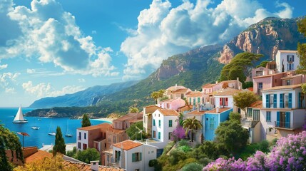 view of the town of kotor country