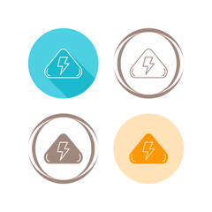 Electrical Hazard Vector Icon