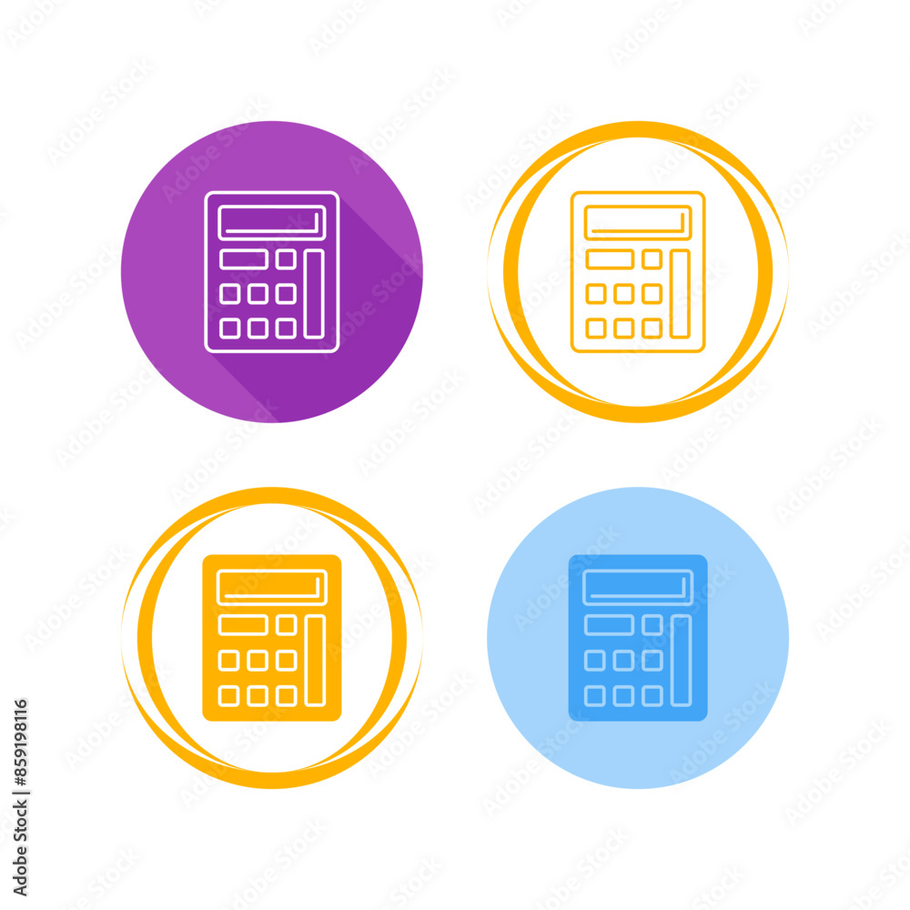 Poster Calculator Vector Icon