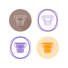 Bucket Vector Icon
