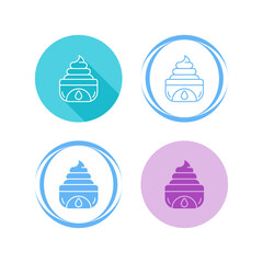 Cream Vector Icon