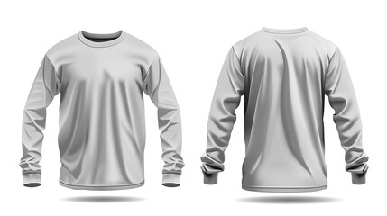 man, clothing, t-shirt, clothe, shirt, blank, sleeve, apparel, front, isolated, template, fashion, long, wear, cotton, white, design, male, back, textile, uniform, sport, print, body, mock, sweatshirt