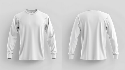 man, clothing, t-shirt, clothe, shirt, blank, sleeve, apparel, front, isolated, template, fashion, long, wear, cotton, white, design, male, back, textile, uniform, sport, print, body, mock, sweatshirt