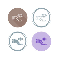 Eye Donate Vector Icon