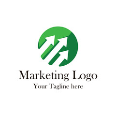 Financial logo identity
