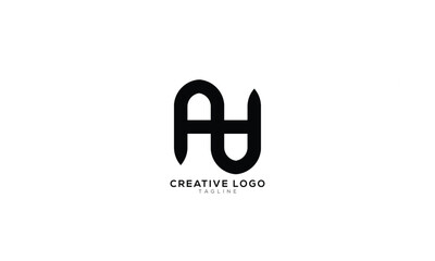 AA Abstract initial monogram letter alphabet logo design