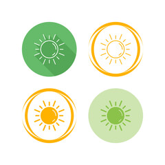 Sun Vector Icon