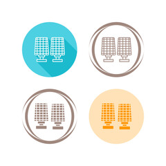 Solar Panel Vector Icon