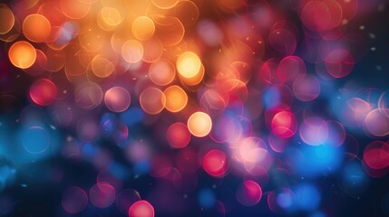 Obraz premium Blurry lights create a festive backdrop