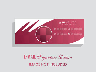 A professional email signature design to enhance your brand's communication. Ideal for businesses, our customizable templates ensure a polished and cohesive look.
