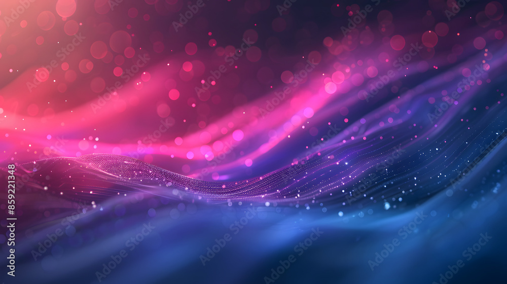 Poster blurred color gradient purple pink blue grainy color gradient background dark abstract backdrop bann