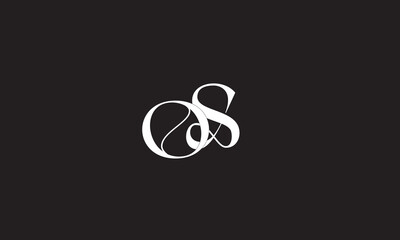 OS, SO, O, S Abstract Letters Logo Monogram	