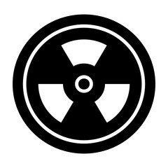 Radioactive Glyph Icon