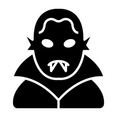 Vampire Glyph Icon