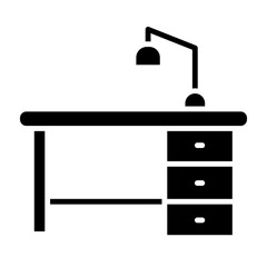 Work Table Glyph Icon