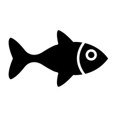 Fish Glyph Icon