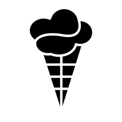 Ice cream Glyph Icon