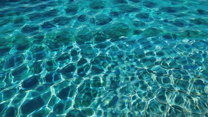 Obraz premium clear water background showing the blue and green colors below the surface