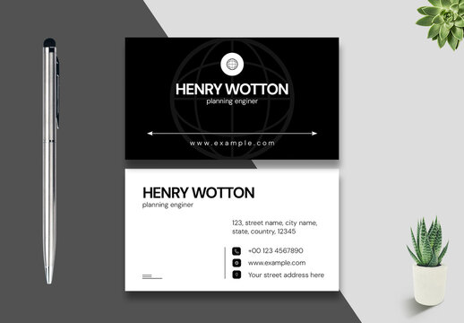 Business Card Layout