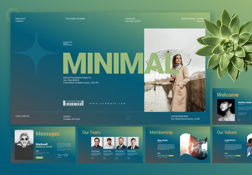 Minimal Presentation Template