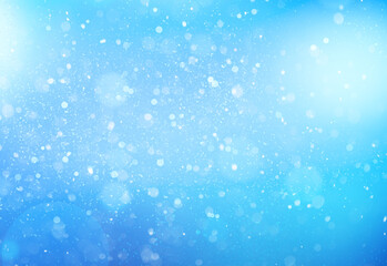 abstract winter background with snow and a place for text