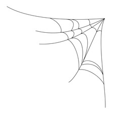 spider web background for hallowen design. spider web line art